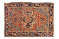 7x10 Antique Heriz Carpet // ONH Item ct0018241