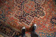 7x10 Antique Heriz Carpet // ONH Item ct001824, Image 1