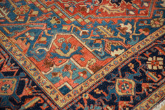 7x10 Antique Heriz Carpet // ONH Item ct001824, Image 4