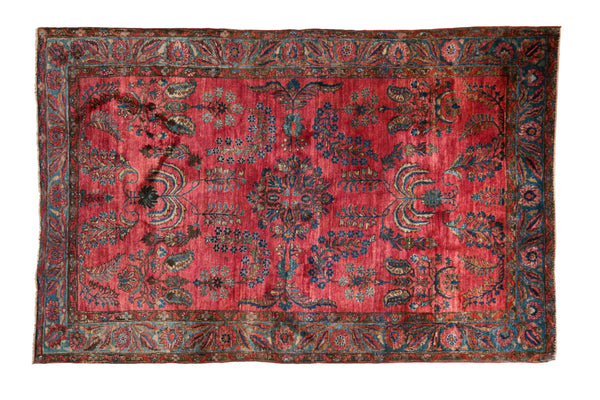 4x6.5 Antique Mohajeran Sarouk Rug // ONH Item ct0018261