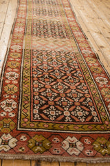 3x12.5 Vintage Kurdish Rug Runner // ONH Item ct001833, Image 8