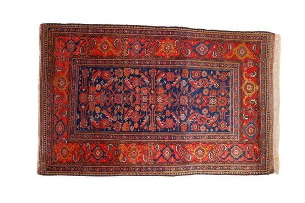 3.5x6 Antique Kurdish Hamadan Rug // ONH Item ct0018341