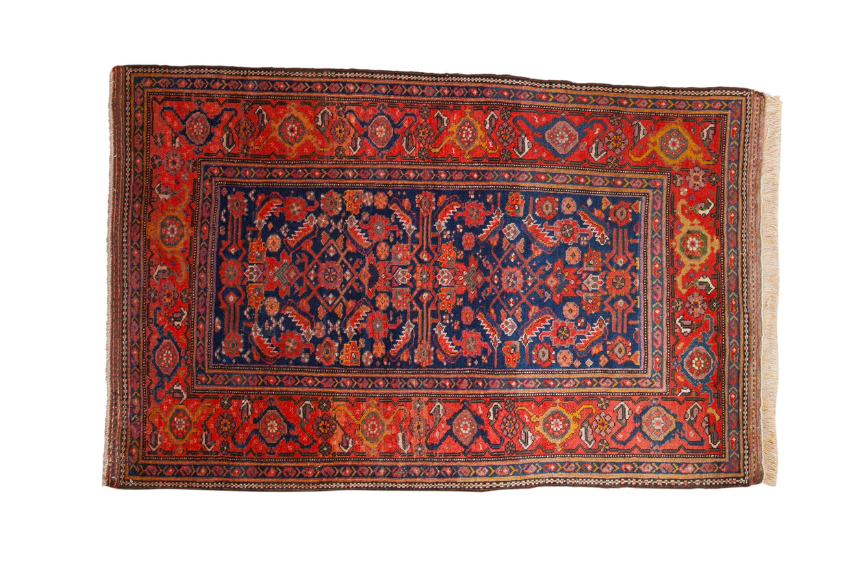 3.5x6 Antique Kurdish Hamadan Rug // ONH Item ct0018341