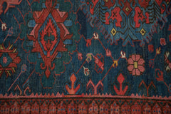 4x9 Antique Soumac Design Rug Runner // ONH Item ct001836, Image 5