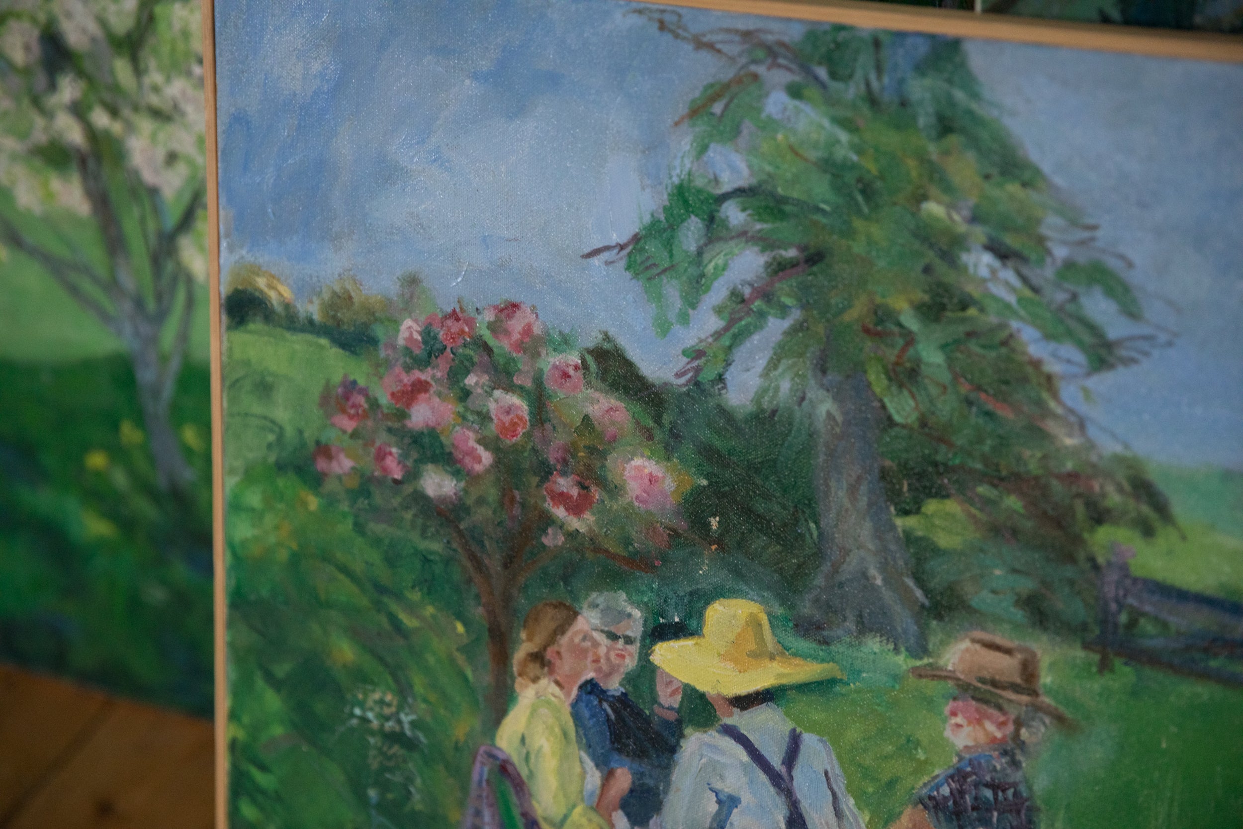 Grace B. Keogh Painting "Garden Lunch"