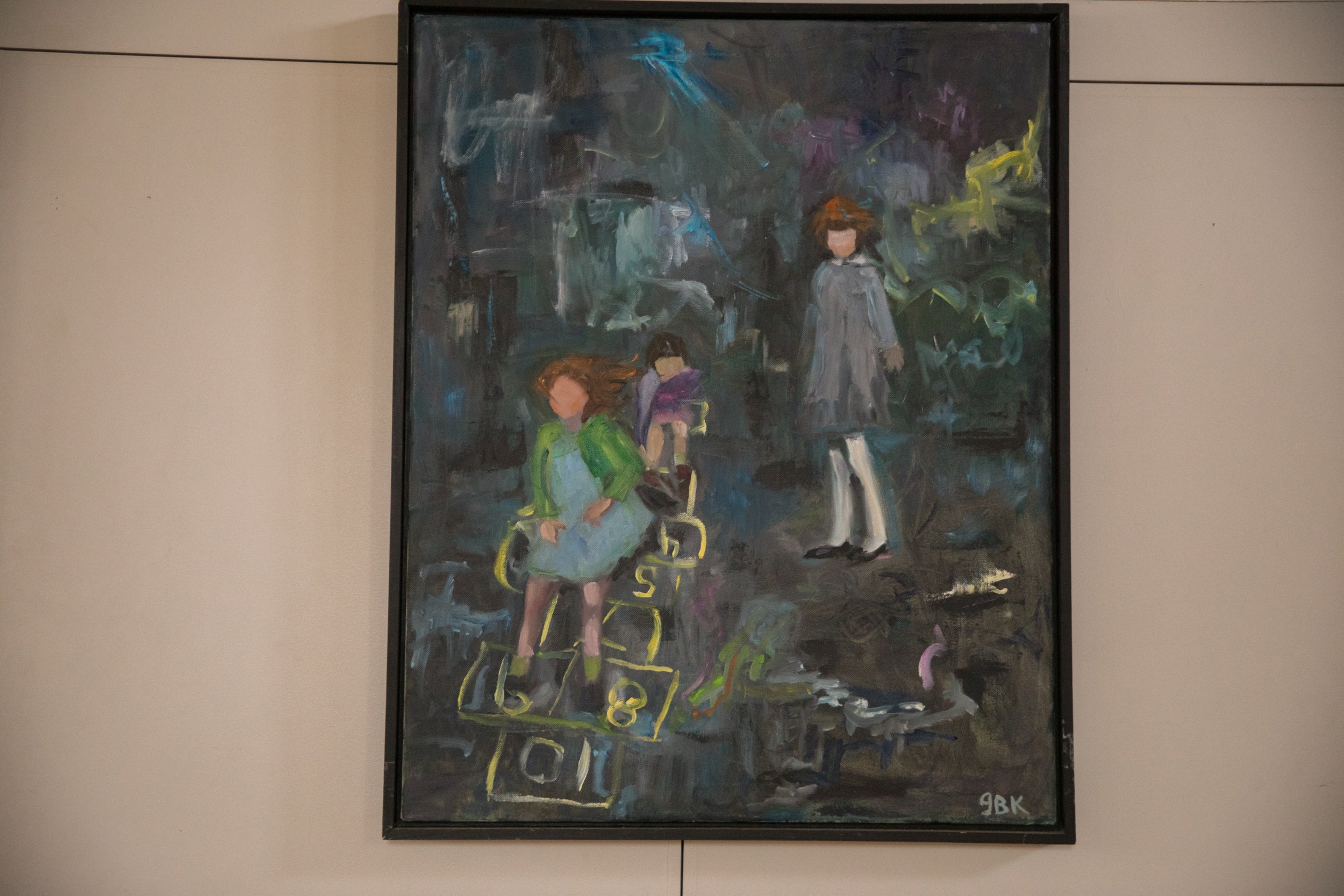 Grace B. Keogh Painting "Hop Scotch Girls"