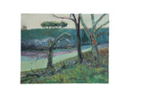 Oil on canvas painting 