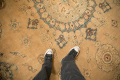 10.5x14 Antique Distressed Yezd Carpet