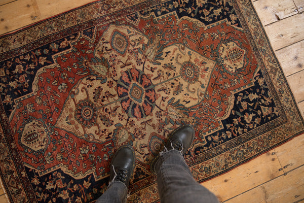 3x4.5 Vintage Farahan Sarouk Rug