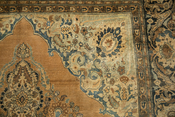8.5x12 Antique Tea Washed Haji Jalili Tabriz Carpet