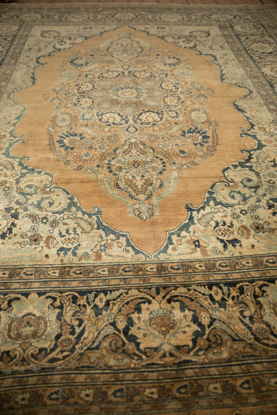 8.5x12 Antique Tea Washed Haji Jalili Tabriz Carpet