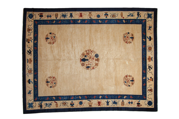 9x11.5 Antique Peking Carpet