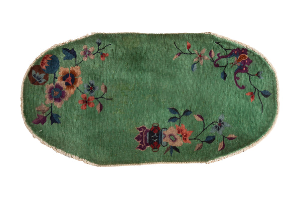 2x4 Vintage Nichols Art Deco Rug Runner