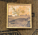 Framed mixed media 