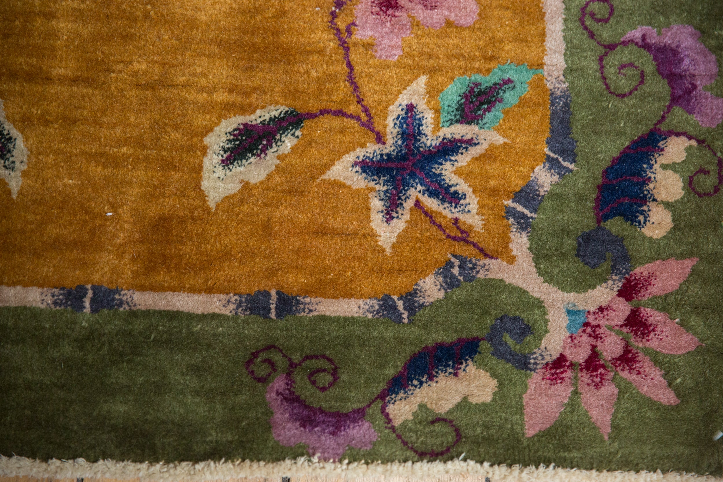 3x6 Vintage Nichols Art Deco Rug Runner