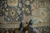 8x10.5 Vintage Distressed Heriz Carpet
