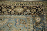 8x10.5 Vintage Distressed Heriz Carpet