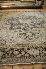 8x10.5 Vintage Distressed Heriz Carpet