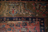 11x13.5 Antique Mohajeran Sarouk Carpet