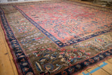 11x13.5 Antique Mohajeran Sarouk Carpet