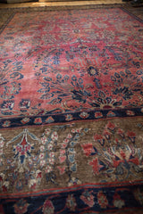 11x13.5 Antique Mohajeran Sarouk Carpet