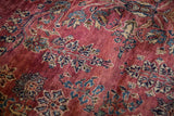 11x13.5 Antique Mohajeran Sarouk Carpet