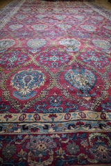 9.5x23.5 Antique Yezd Carpet
