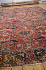 8.5x11 Antique Heriz Carpet
