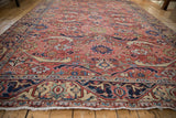 8.5x11 Antique Heriz Carpet