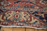 8.5x11 Antique Heriz Carpet