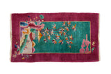 2.5x4.5 Antique Art Deco Rug