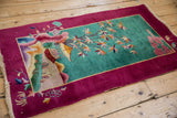 2.5x4.5 Antique Art Deco Rug