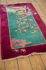 2.5x4.5 Antique Art Deco Rug