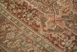 8x12.5 Vintage Distressed Heriz Carpet