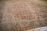 8x12.5 Vintage Distressed Heriz Carpet