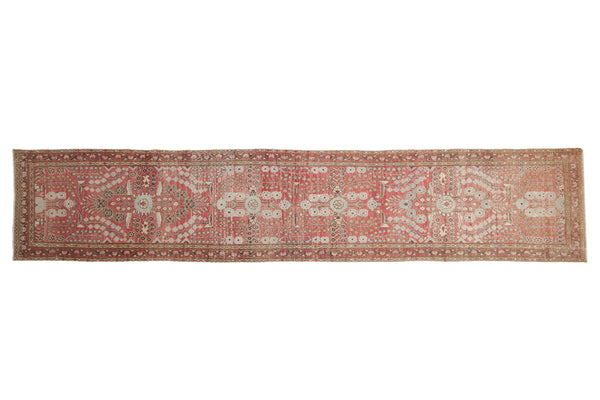 Vintage Distressed Dargezine Rug Runner // ONH Item: ee004617