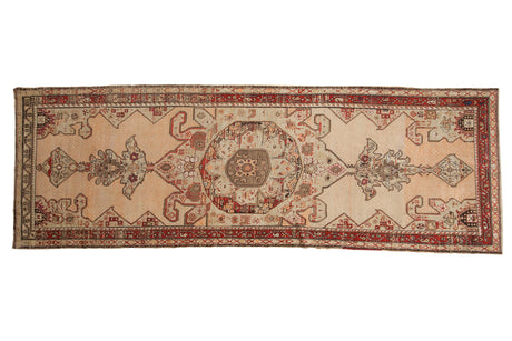 3.5x11 Antique Distressed Karabagh Rug Runner