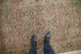 A personal perspective on the distressed texture and Herati design of a vintage Bijar rug.