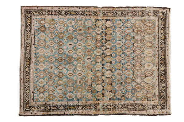 Vintage Distressed Malayer Square Rug // ONH Item: ee004786