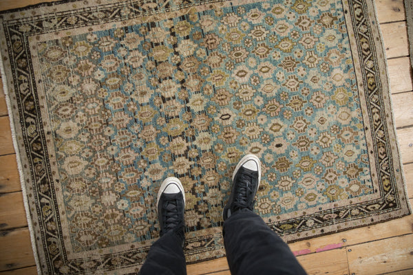 Vintage Distressed Malayer Square Rug // ONH Item: ee004786, Image 1