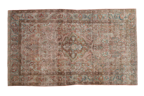 4x7 Vintage Distressed Sarouk Rug