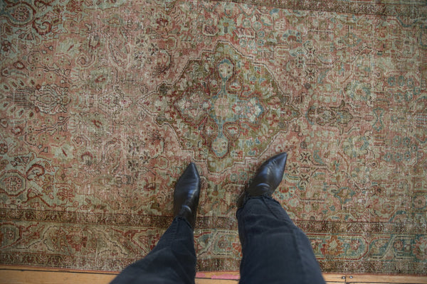 4x7 Vintage Distressed Sarouk Rug