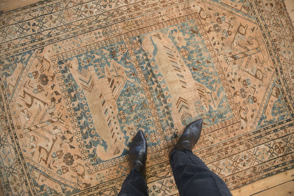 Vintage Distressed Qashqai Rug // ONH Item: ee004792, Image 1