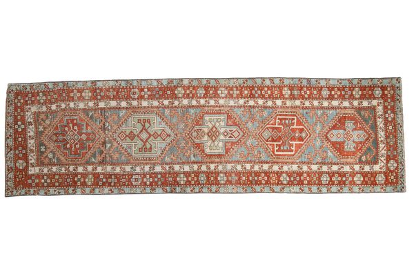 Vintage Distressed Karaja Rug Runner // ONH Item: ee004814