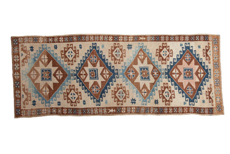 Vintage Distressed Kars Rug Runner // ONH Item: ee004828