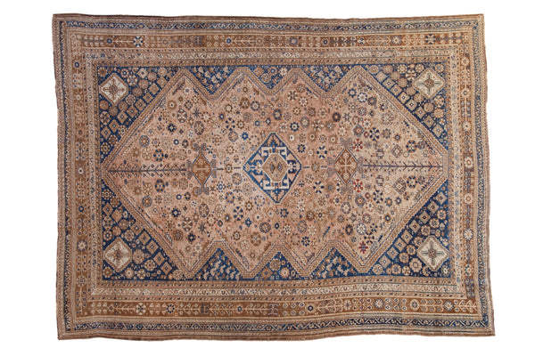 Vintage Distressed Qashqai Carpet // ONH Item: ee004829
