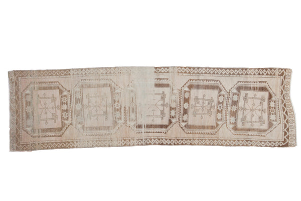 Vintage Distressed Oushak Rug Runner // ONH Item: ee004842
