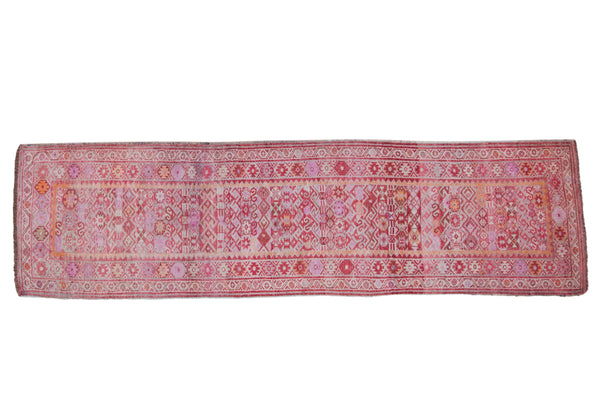 Vintage Distressed Kurd Rug Runner // ONH Item: ee004843