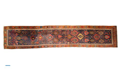 3x14.5 Vintage Bijar Rug Runner