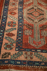 3x14.5 Antique Heriz Rug Runner